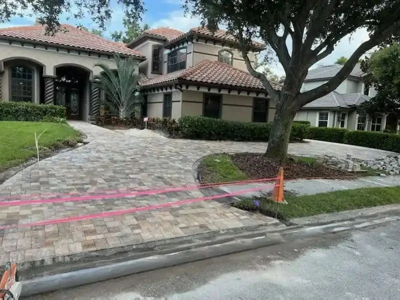 Paver & hardscape project in Greater Tampa Bay by Millennium Lawn, Landscape & Nursery