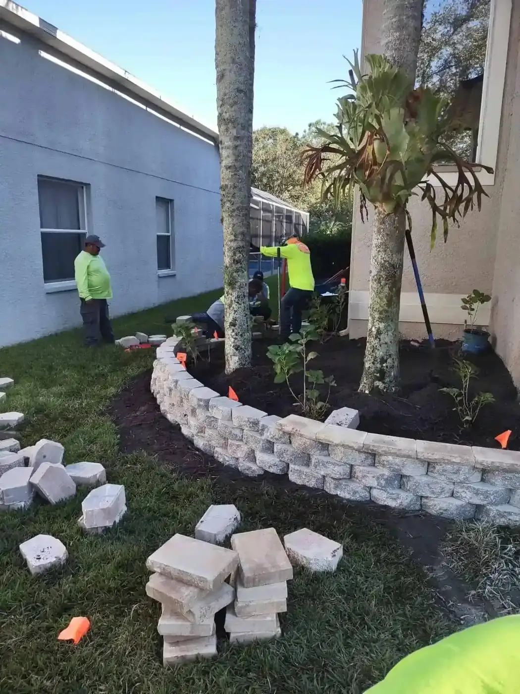 Paver & hardscape project in Greater Tampa Bay by Millennium Lawn, Landscape & Nursery