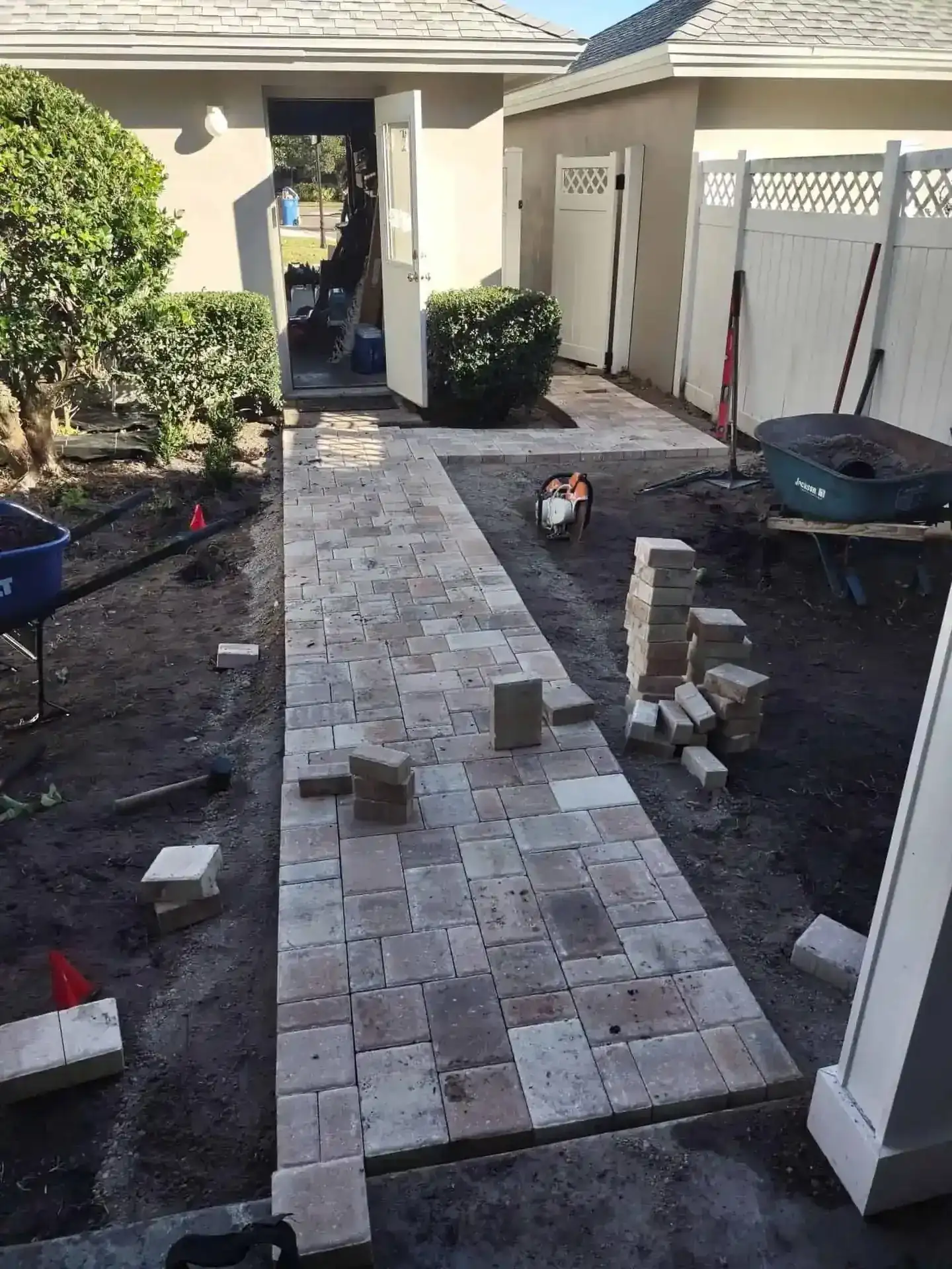 Paver & hardscape project in Greater Tampa Bay by Millennium Lawn, Landscape & Nursery