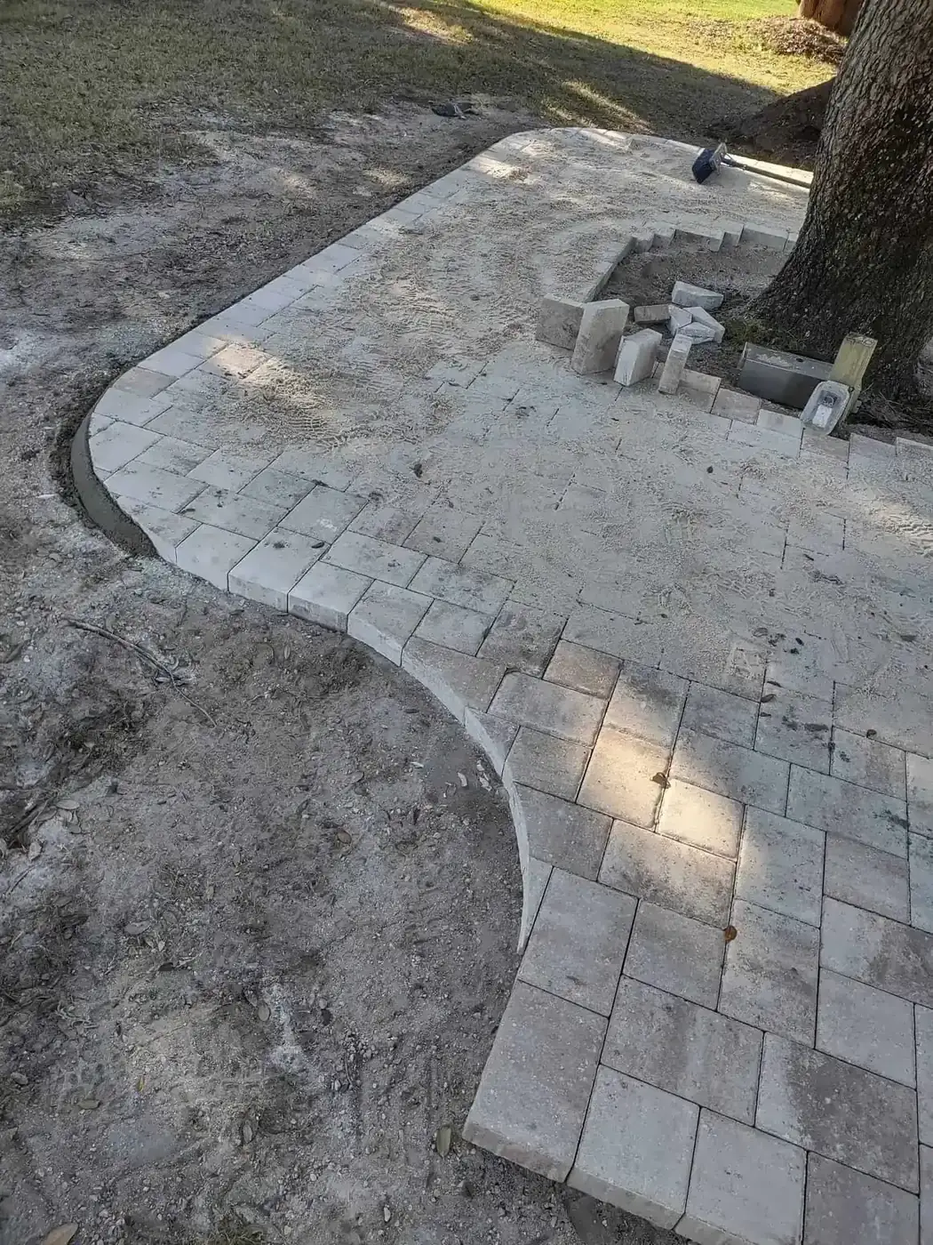 Paver & hardscape project in Greater Tampa Bay by Millennium Lawn, Landscape & Nursery
