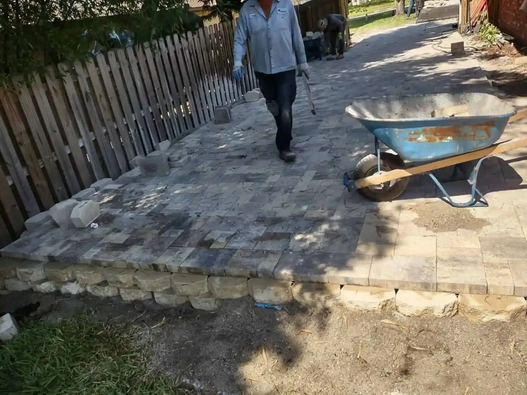 Paver & hardscape project in Greater Tampa Bay by Millennium Lawn, Landscape & Nursery