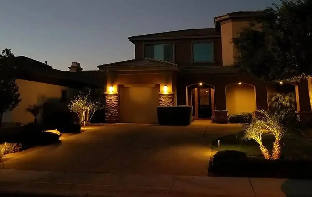 Outdoor lighting project in Greater Tampa Bay by Millennium Lawn, Landscape & Nursery