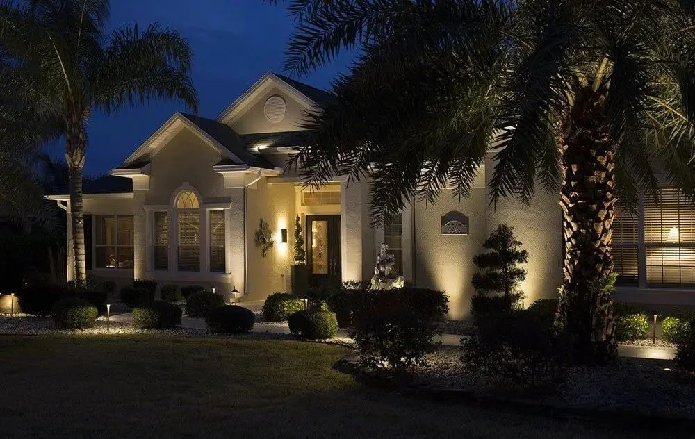 Outdoor lighting project in Greater Tampa Bay by Millennium Lawn, Landscape & Nursery