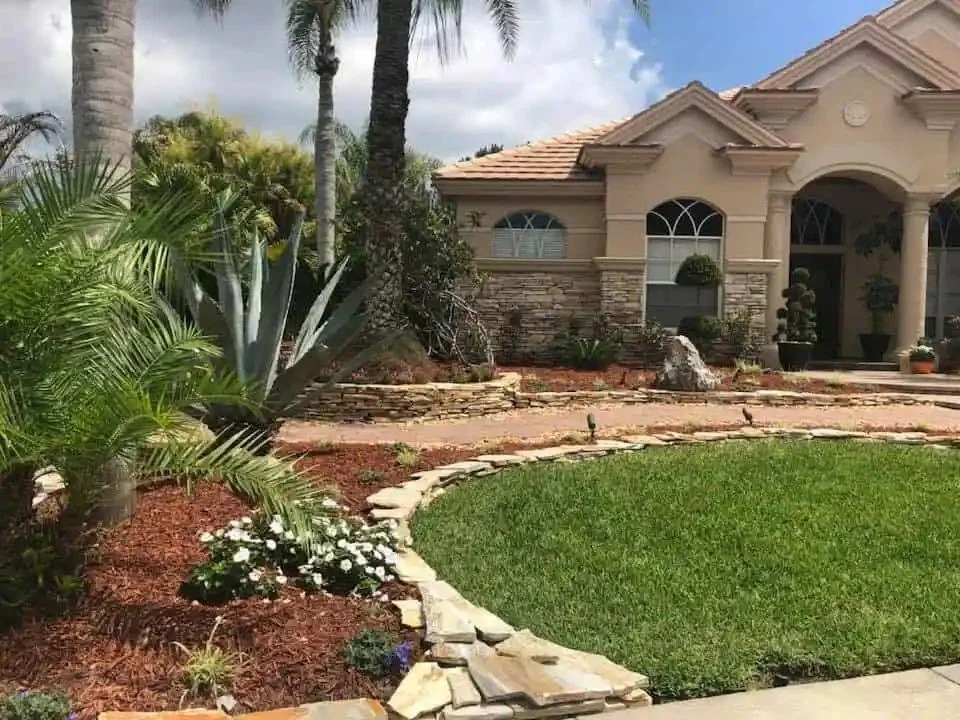 Residential landscape project in Greater Tampa Bay by Millennium Lawn, Landscape & Nursery