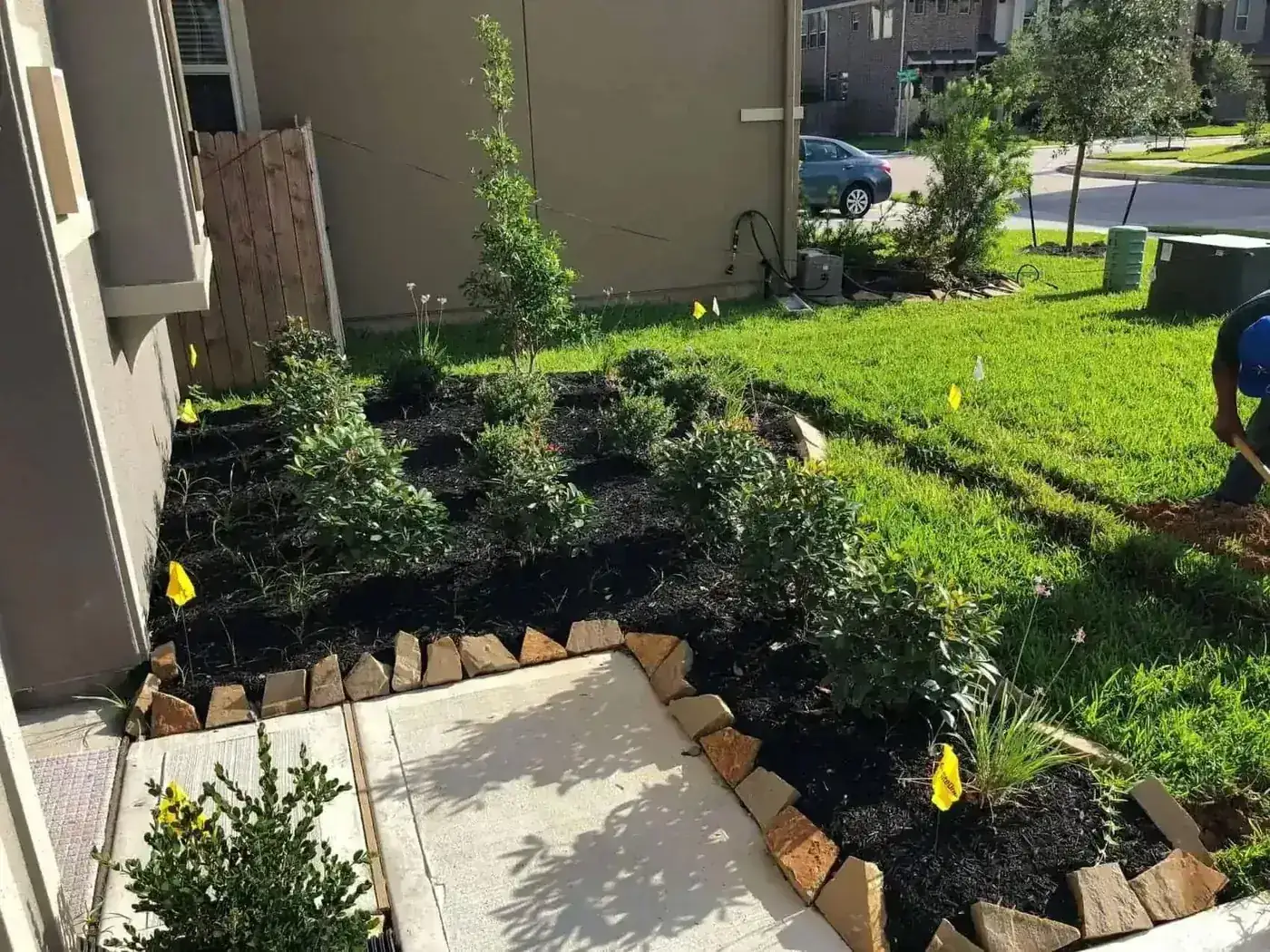 Residential landscape project in Greater Tampa Bay by Millennium Lawn, Landscape & Nursery